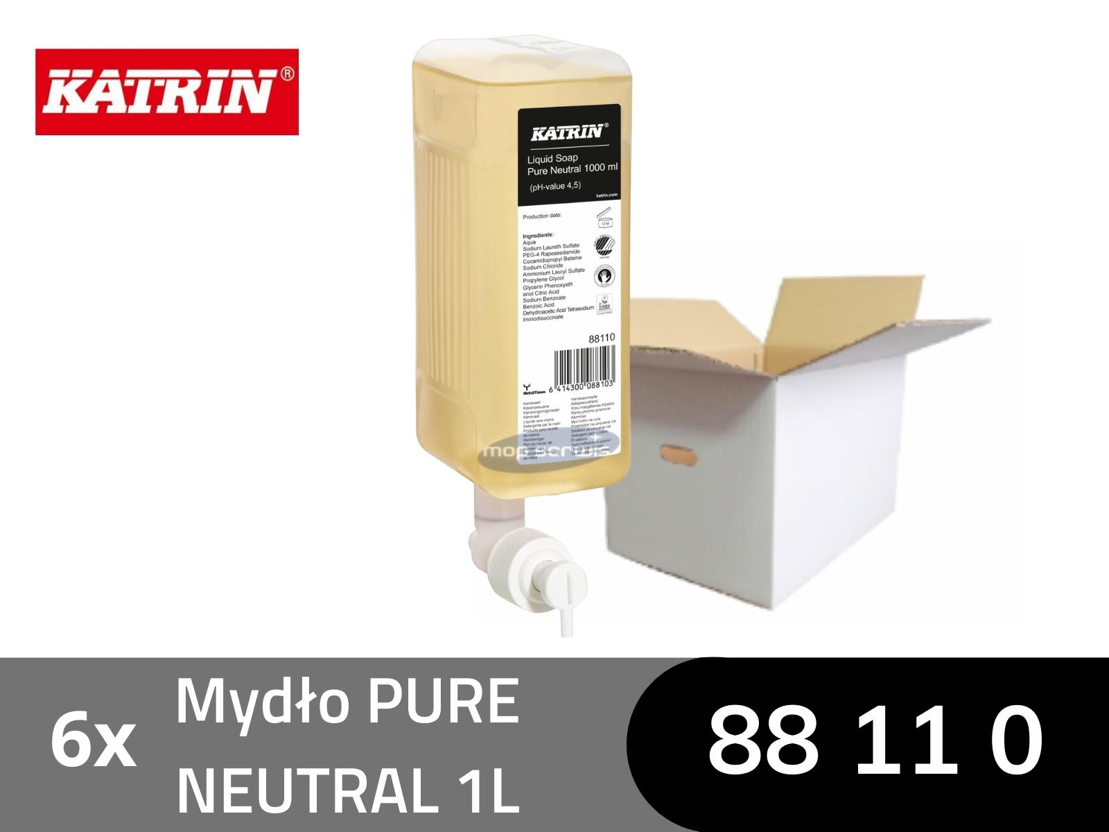Mydło KATRIN Pure Neutral 88110 Karton 6x 1l